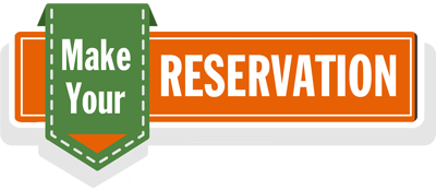 Make your reservation for a cabin logo